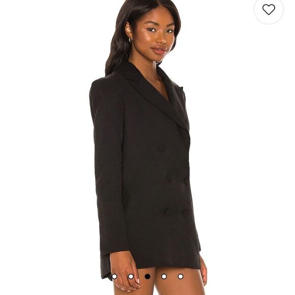 Revolve SNDYS Hills Black Blazer Jacket in Black NEW Size 12 XXL - Picture 3 of 10